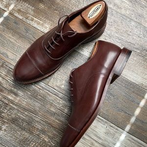 J Crew Brown Leather Oxford shoes